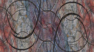 simetrik geometrik grunge arka plan