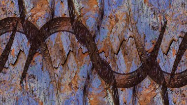 Grunge soyut karışık boyalı arka plan. Zemin veya duvar kağıdı için modern futuristik boyalı duvar