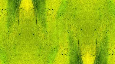 boya ile yeşil sıva