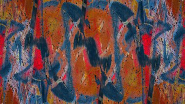 Grunge soyut karışık boyalı arka plan. Zemin veya duvar kağıdı için modern futuristik boyalı duvar