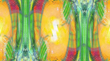 Yeşil grunge duvar arkaplanı