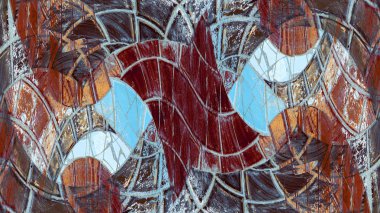 simetrik geometrik grunge arka plan