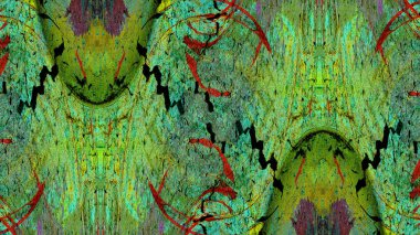 boya ile yeşil sıva