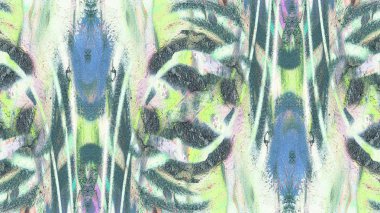 Yeşil grunge duvar arkaplanı