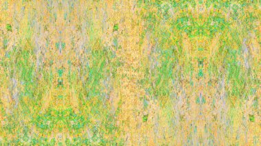 boya ile yeşil sıva