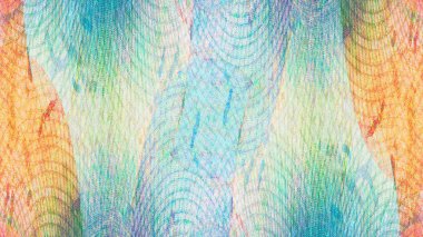 Noktalarda paslı metal desen boya ve gamzeler