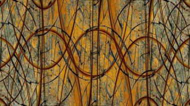 simetrik geometrik grunge arka plan