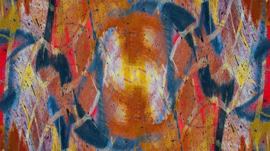 Renkli grunge boyalı duvar arkaplanı