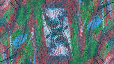 Grunge soyut karışık boyalı arka plan. Zemin veya duvar kağıdı için modern futuristik boyalı duvar