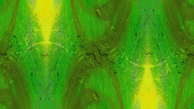 boya ile yeşil sıva