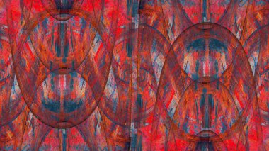 Gelecekçi soyut grunge geometrik modern desen