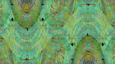 boya ile yeşil sıva