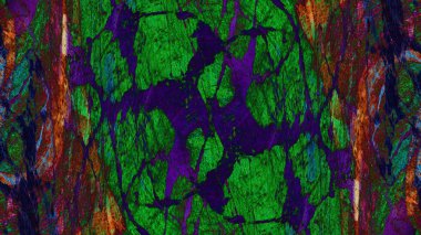 Yeşil grunge duvar arkaplanı