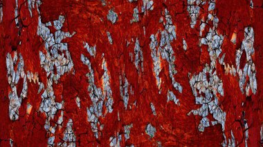 Metal zemininde pas olan eski çatlak boyanın grunge dokusu.