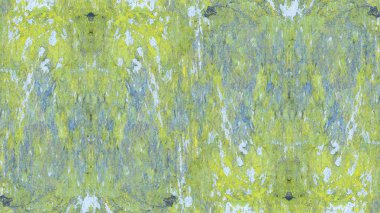 boya ile yeşil sıva