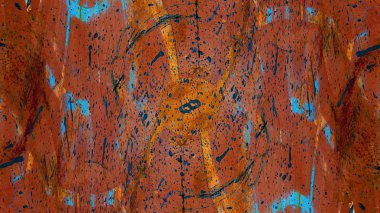 Renkli grunge boyalı duvar arkaplanı