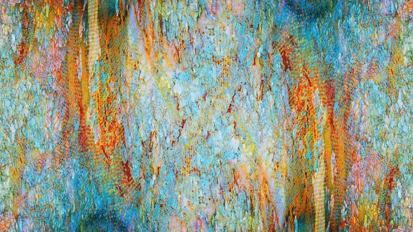 Grunge textura staré popraskané barvy s rez na kovové backg — Stock fotografie