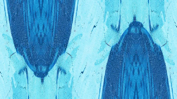 Blauw Stucwerk Met Verf — Stockfoto