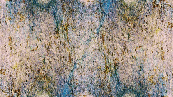 Textura azul o pared de fondo de pintura en mal estado y cangrejo de yeso —  Fotos de Stock