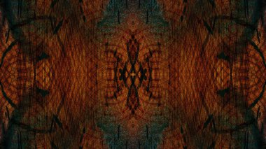 Noktalarda paslı metal desen boya ve gamzeler