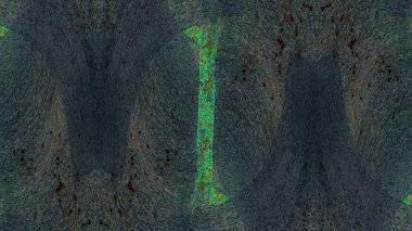 boya ile yeşil sıva