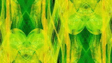 Yeşil grunge duvar arkaplanı