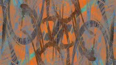 simetrik geometrik grunge arka plan