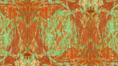 boya ile yeşil sıva