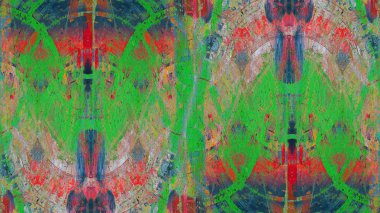 boya ile yeşil sıva