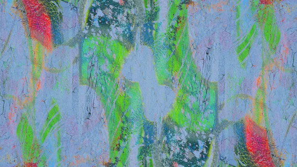 Grunge abstracto fondo pintado mixto. Dolor futurista moderno — Foto de Stock