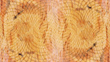 Noktalarda paslı metal desen boya ve gamzeler