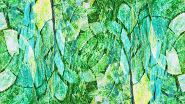 Değişik taşların renkli mozaiği