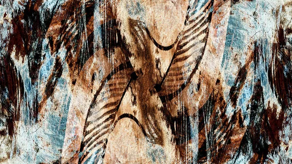 Eski grunge Vintage Retro desen ile arka plan soyut antika doku yıpranmış. 16:9 en boy oranı