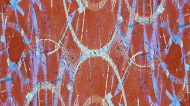 boya ile kahverengi sıva