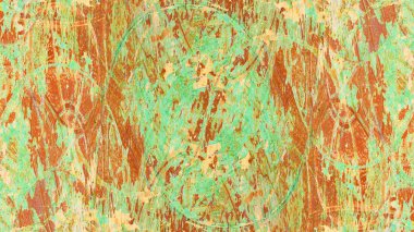 Yeşil grunge duvar arkaplanı