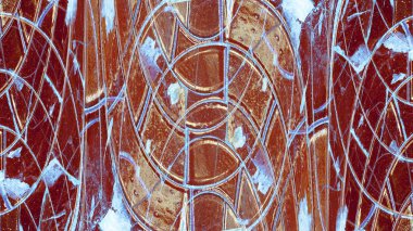 Soyut boyalı grunge duvar