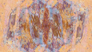 boya ile kahverengi sıva