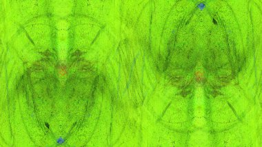 Yeşil grunge duvar arkaplanı