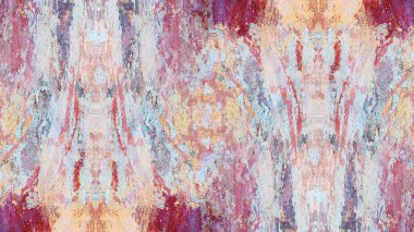 eski yıpranmış alçı duvar boya ile