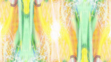 Yeşil grunge duvar arkaplanı