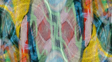 Renkli grunge boyalı duvar arkaplanı