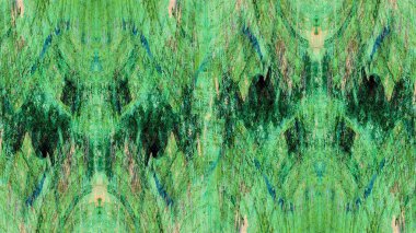 boya ile yeşil sıva