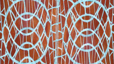 boya ile kahverengi sıva