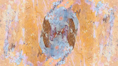 boya ile kahverengi sıva