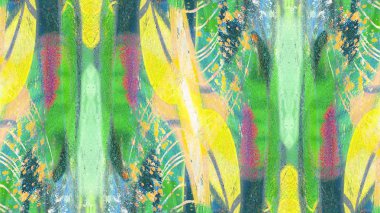 eski yıpranmış alçı duvar boya ile