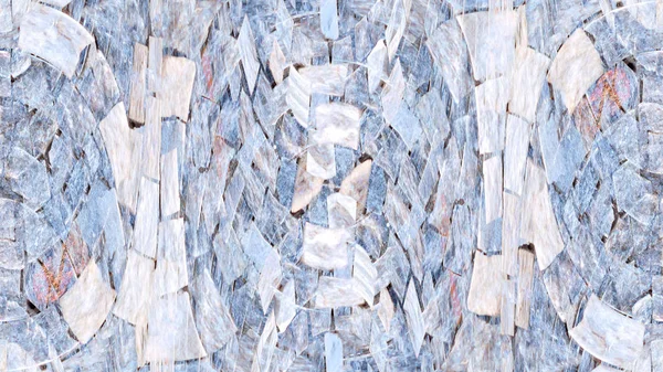 Değişik taşların renkli mozaiği