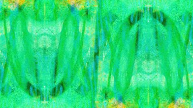 boya ile yeşil sıva