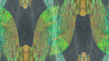 boya ile yeşil sıva