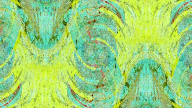 boya ile yeşil sıva