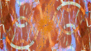 Renkli grunge boyalı duvar arkaplanı